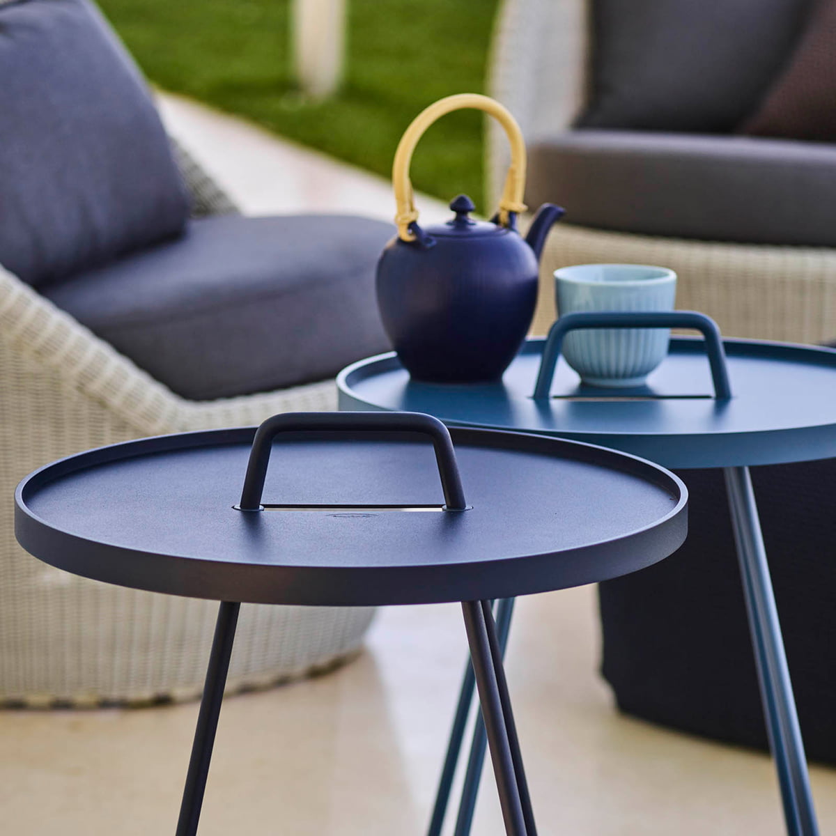 Cane-line - On-the-move Beistelltisch ⌀ 52 cm