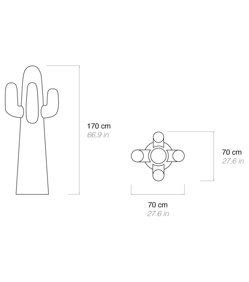 Gufram - Cactus ® Gammablue 2024 Drocco / Mello
