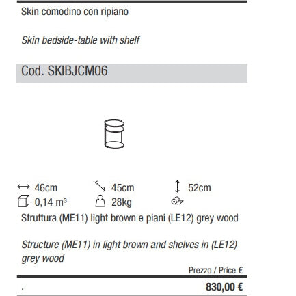 Ditre Italia - Skin Nachttisch