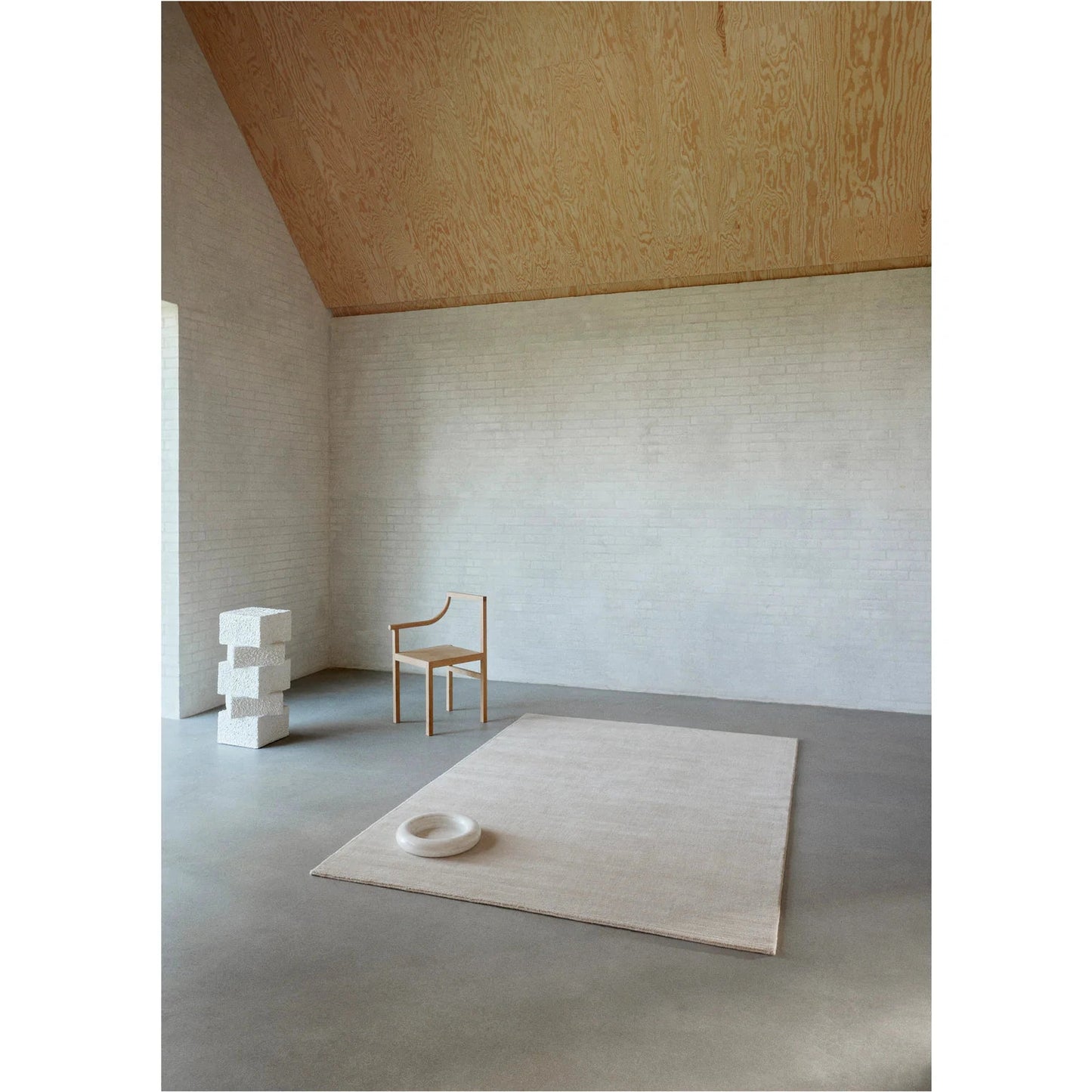 Linie Design - HALO CLOUD Teppich Beige