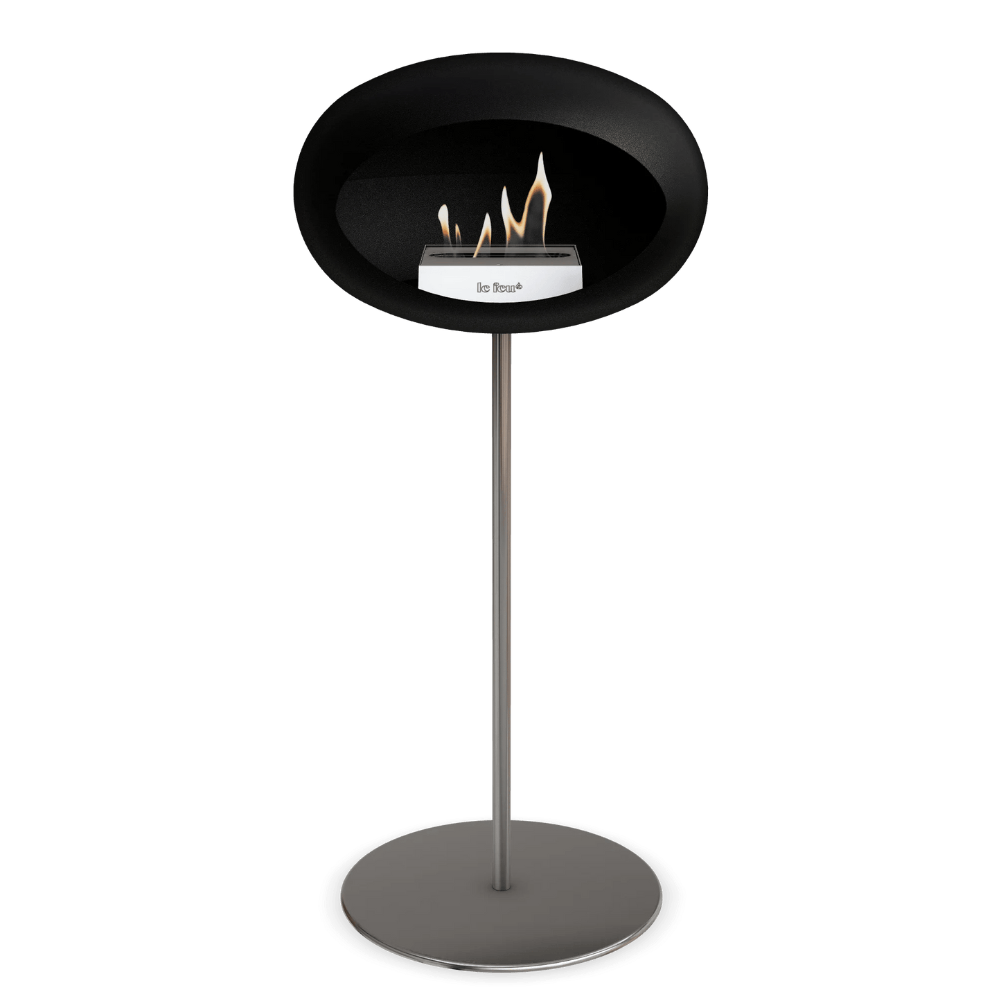 Le Feu - Black Ground Steel High Bioethanol-Kamin