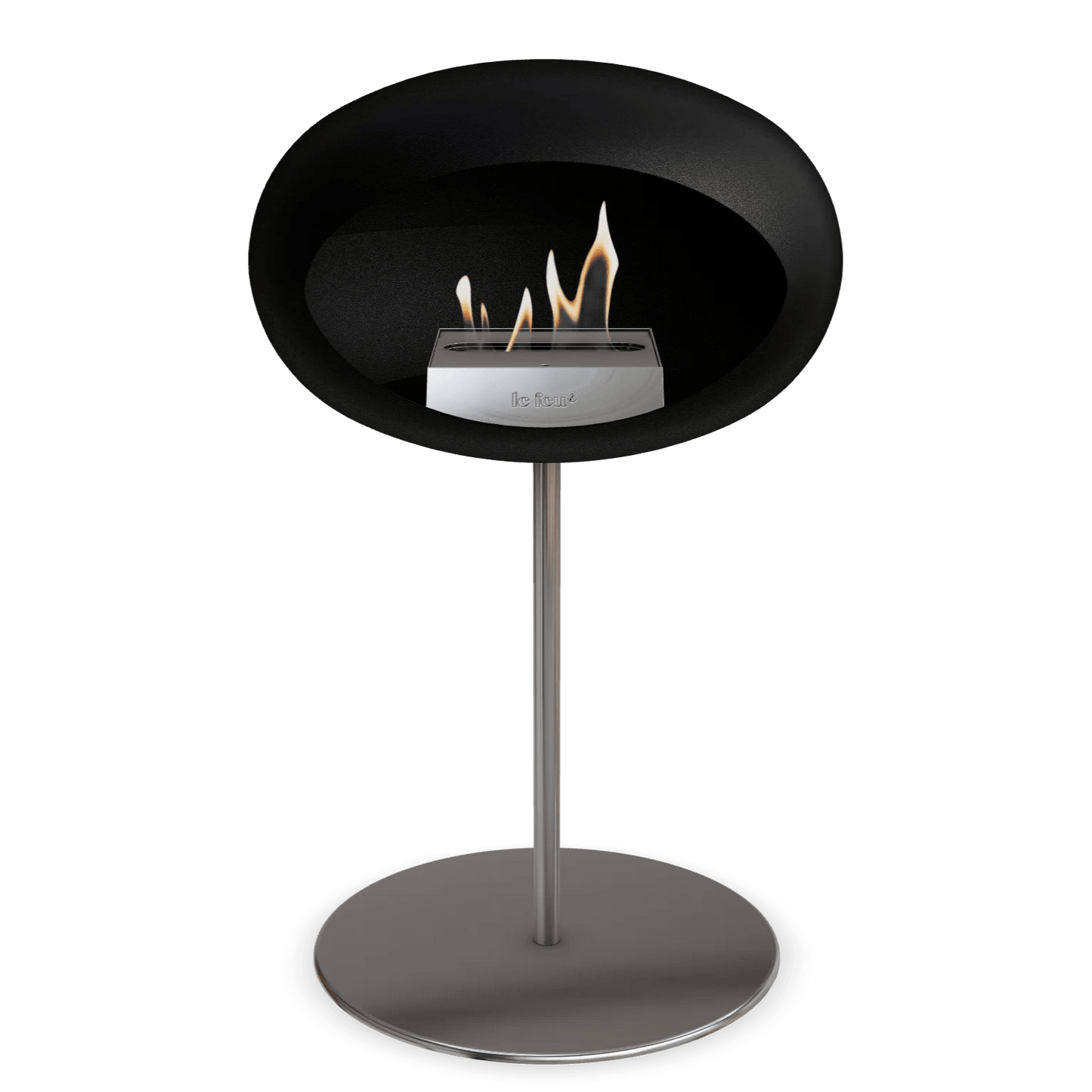 Le Feu - Black Ground Steel Low Bioethanol-Kamin