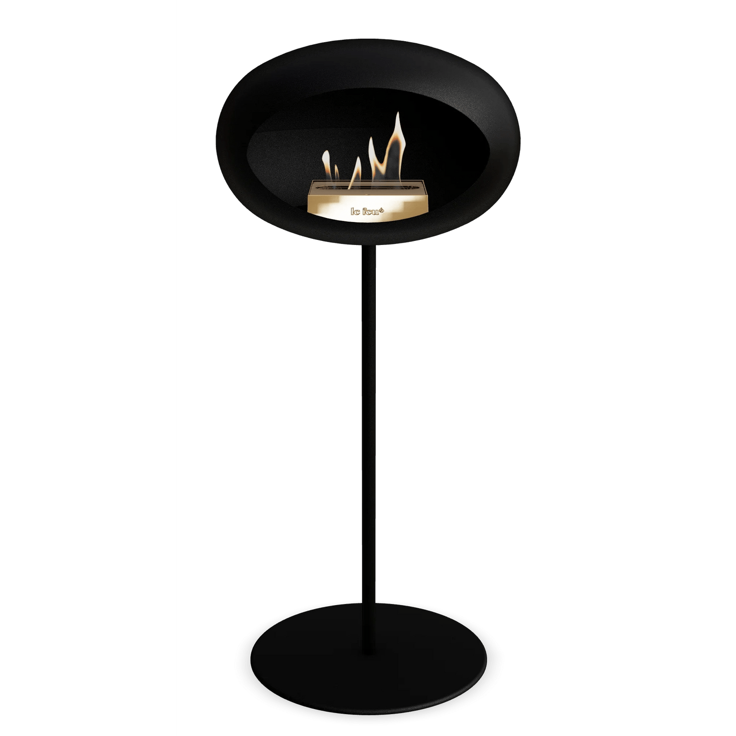 Le Feu - Black Ground Steel High Bioethanol-Kamin