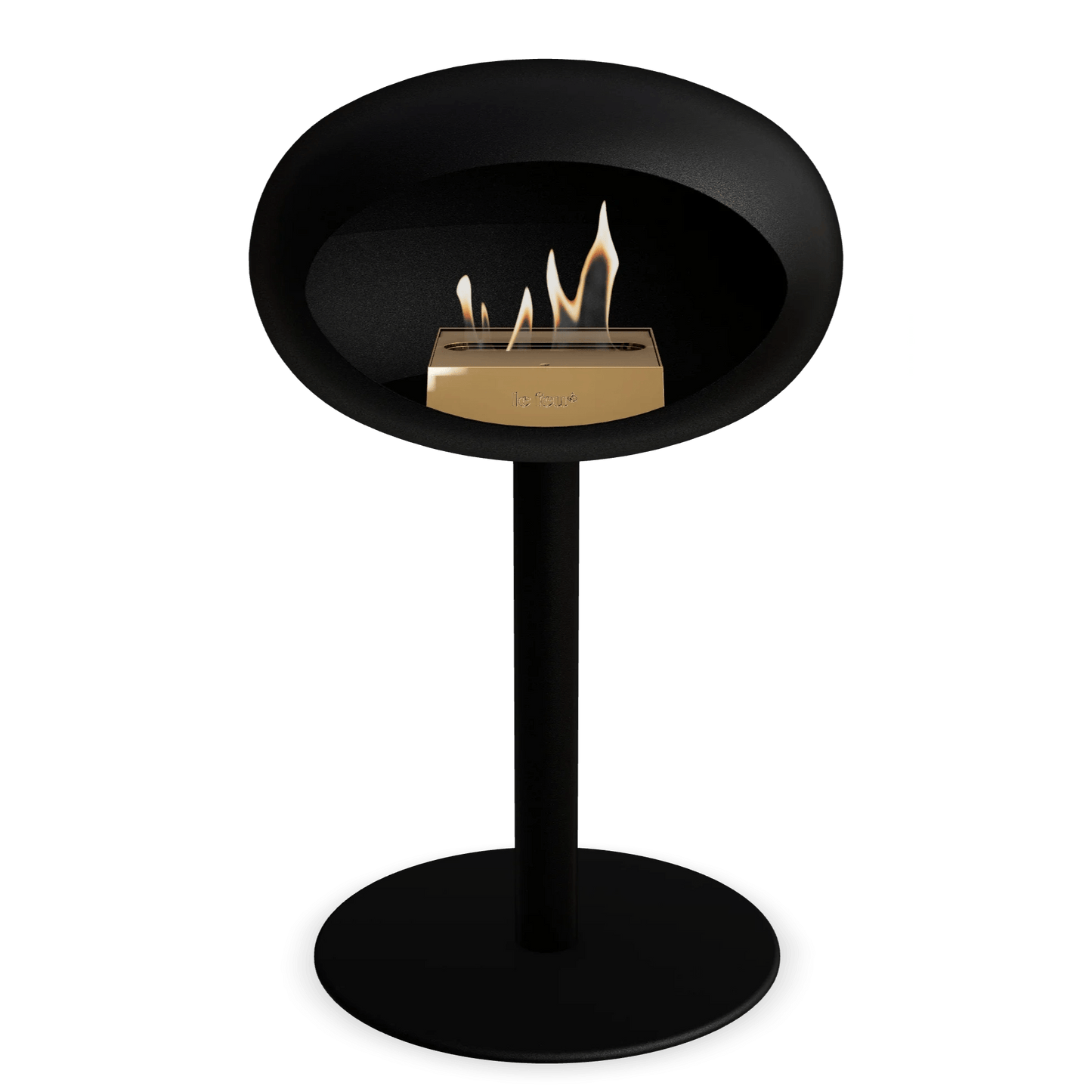 Le Feu - Black Ground Steel Low Bioethanol-Kamin