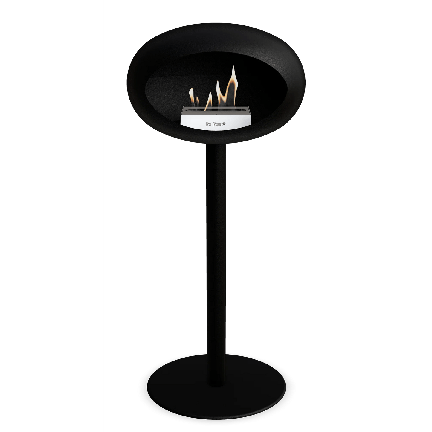 Le Feu - Black Ground Steel High Bioethanol-Kamin