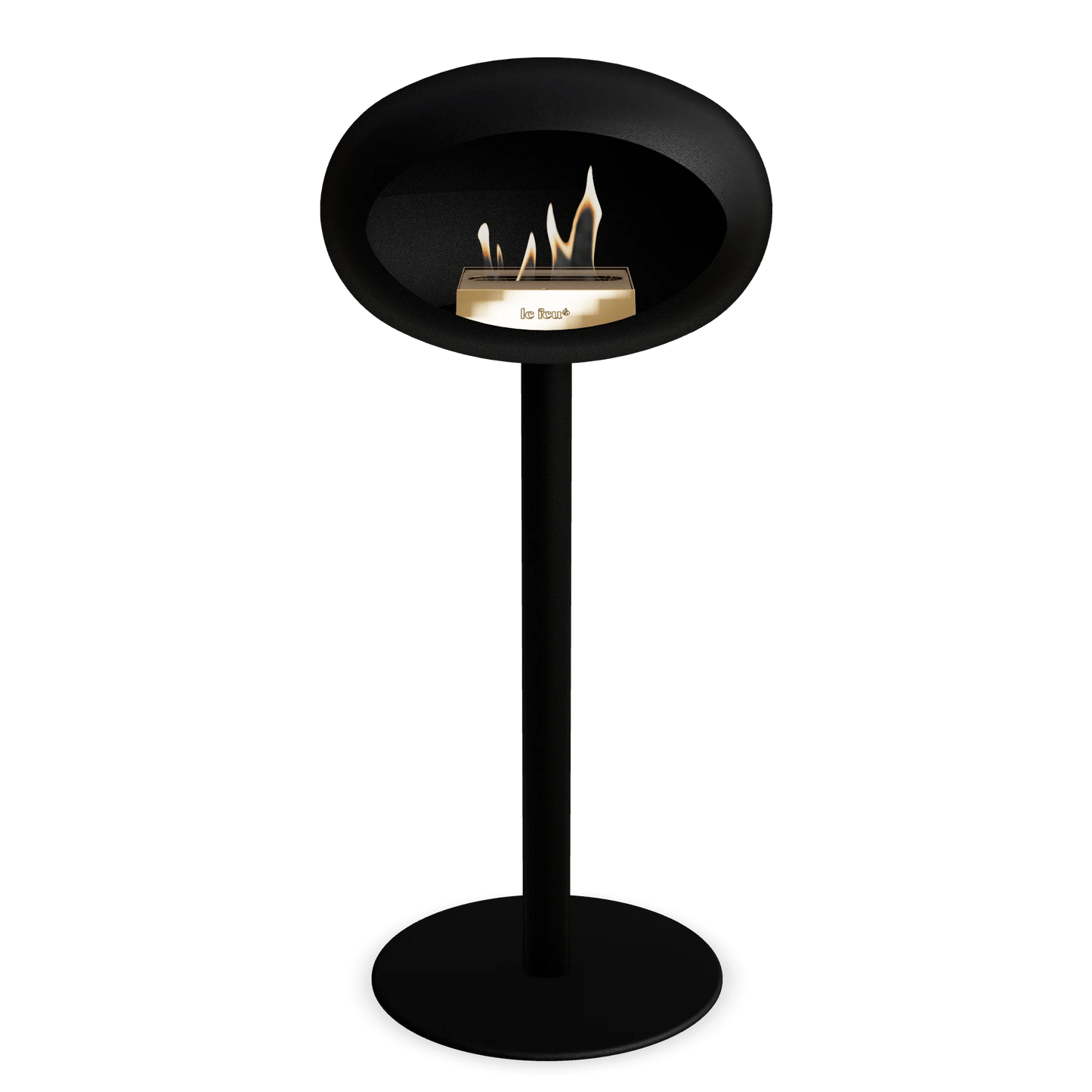 Le Feu - Black Ground Steel High Bioethanol-Kamin