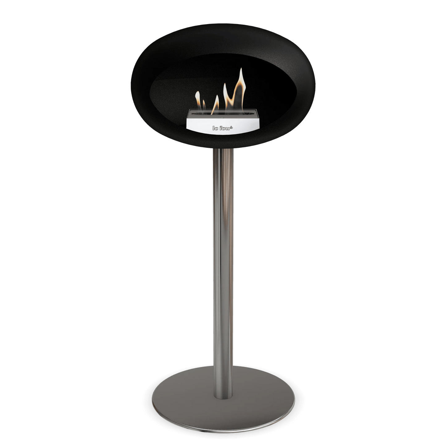 Le Feu - Black Ground Steel High Bioethanol-Kamin