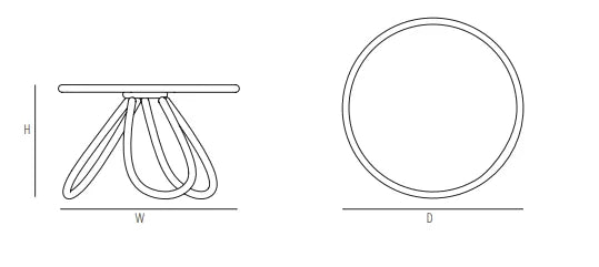 GTV Thonet - Arch Beistelltisch