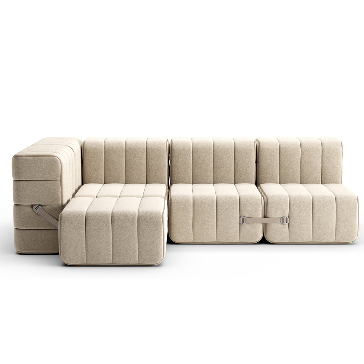 Ambivalenz - Curt Sofa Set 9 Dunkelgrau