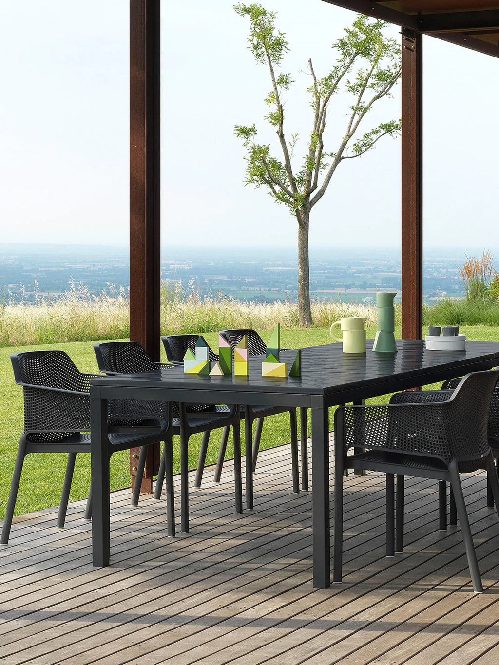 Nardi - Set 4x Net Armlehnstuhl in versch. Farben
