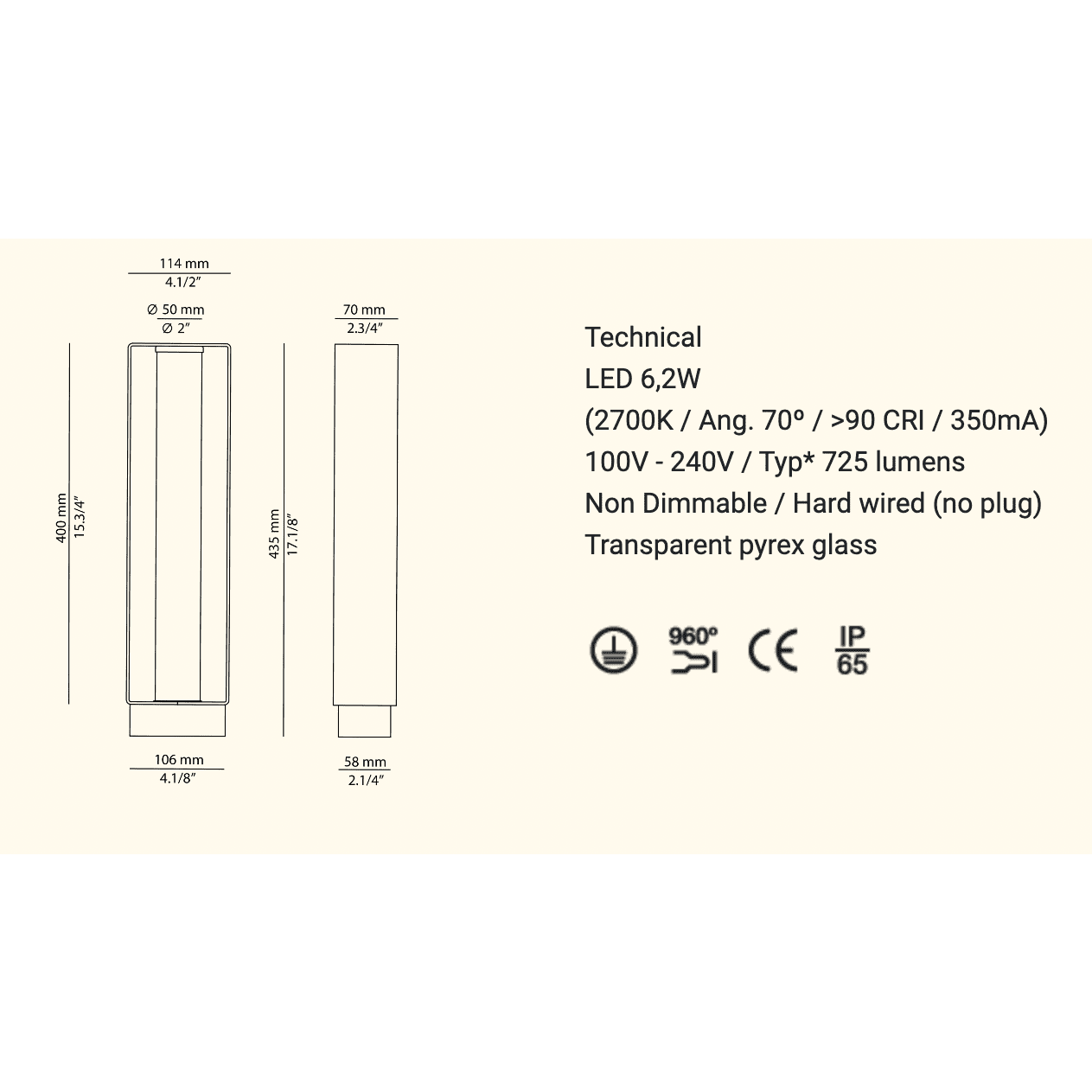   - Estiluz - Outdoor Stehleuchte Frame P-4056X                              