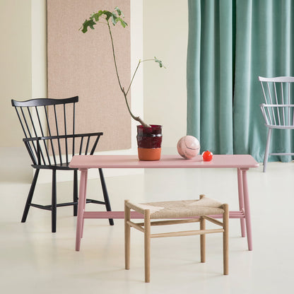 FDB Møbler - J83 Hocker Buche schwarz