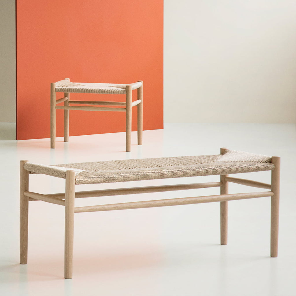 FDB Møbler - J83 Hocker Buche schwarz