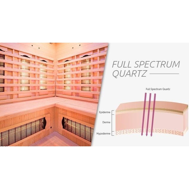   - France Sauna - Apollon 3C Quartz Infrarotkabine                              