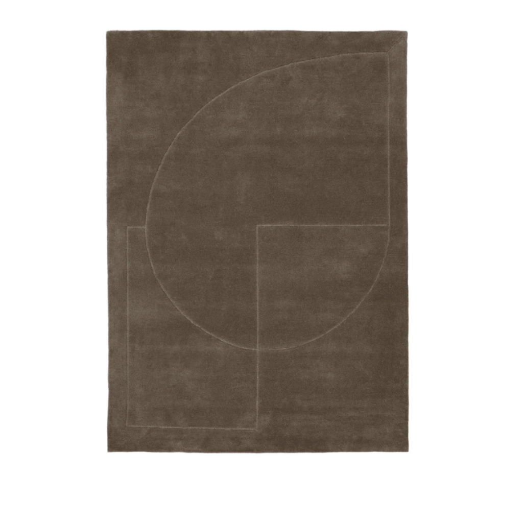 Linie Design - LINEAL POEM Teppich Moss