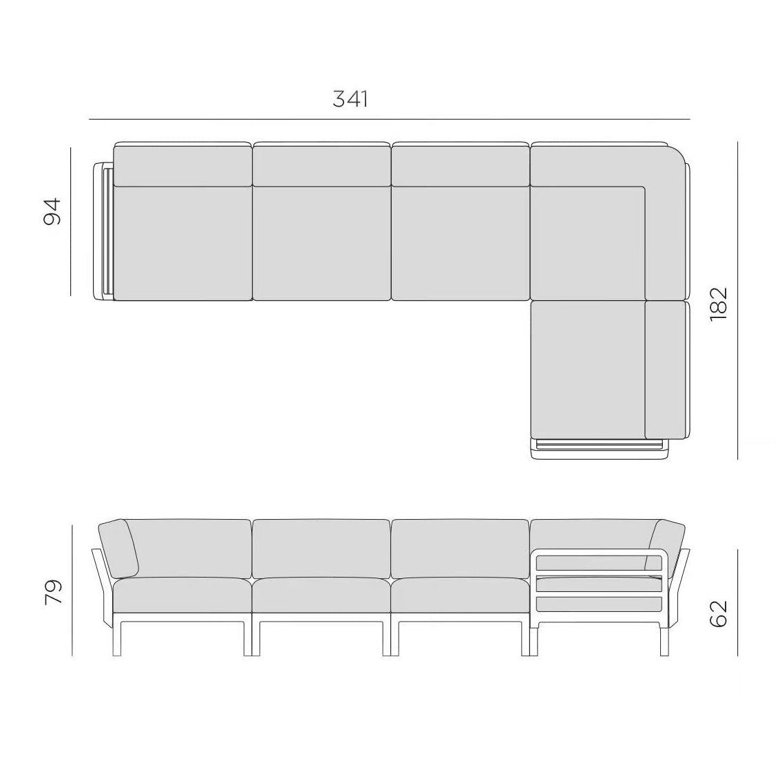 Nardi - Maximo Loungesofa