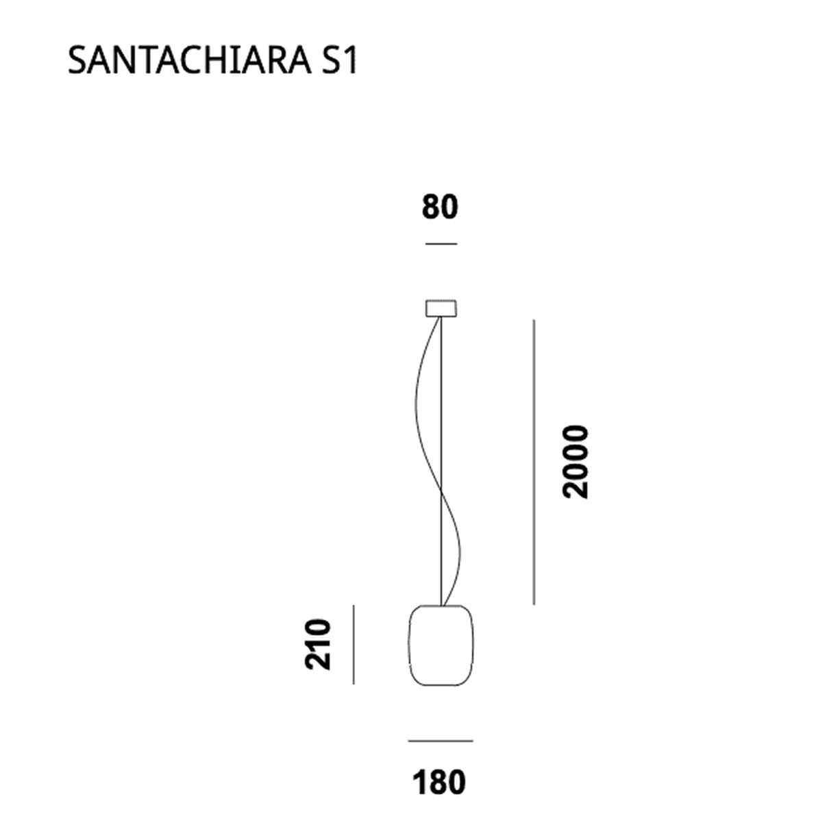   - Prandina - Deckenleuchte Santachiara S5                              