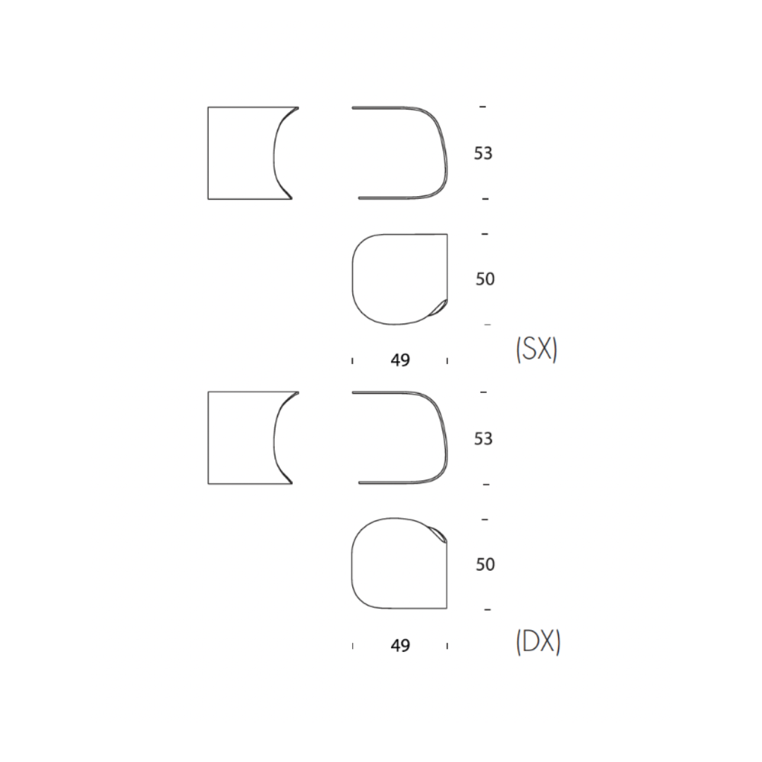 Tonin Casa - Beside 8167 Beistelltisch