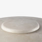 VELTHA® - Runder Tisch HERMU Travertin Lazy Susan