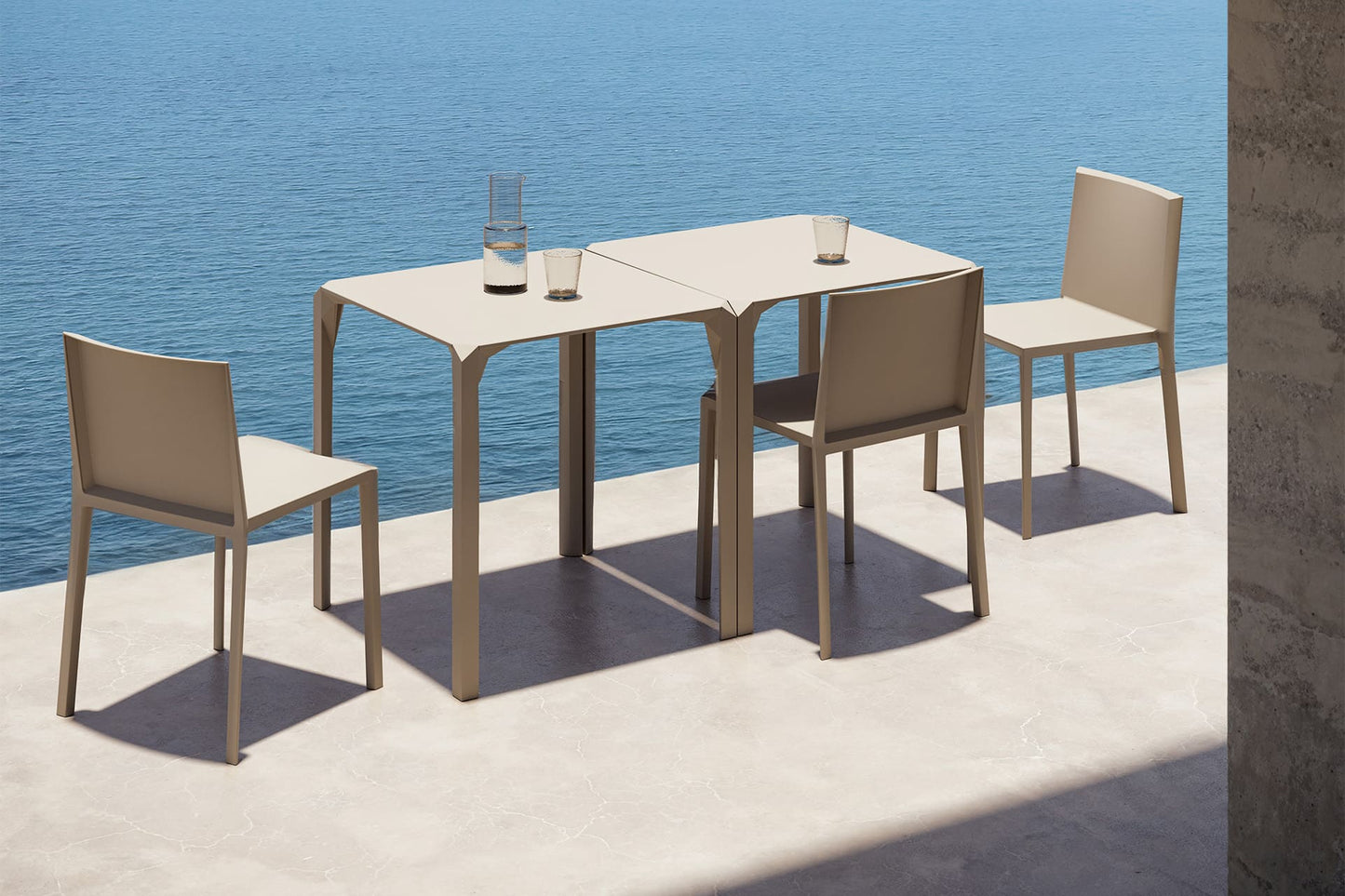 Vondom - 2er-Set Quartz Esstisch