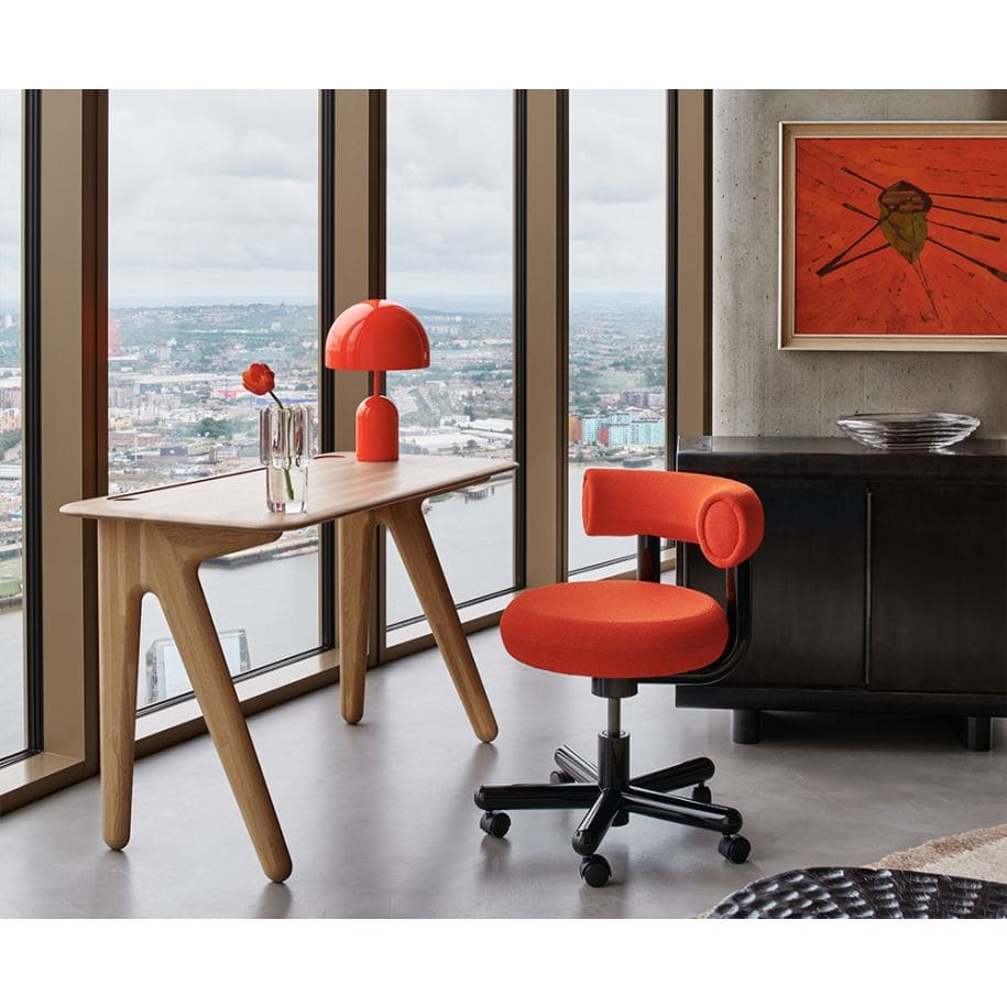 Tom Dixon - Fat Bürostuhl Kvadrat Dunkelgrau