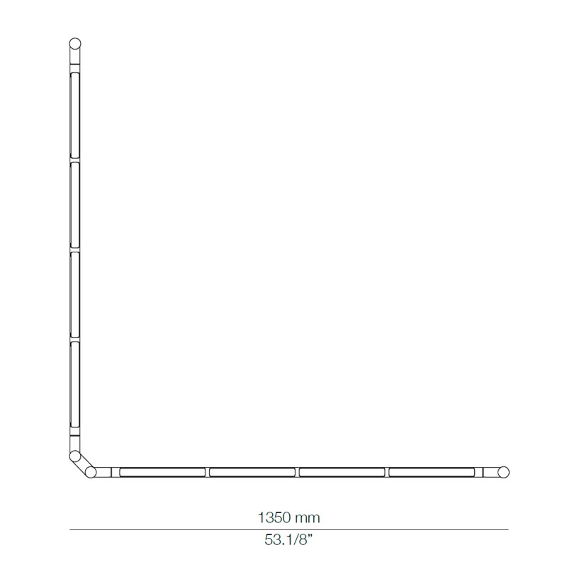 Estiluz - Arco A-4000X2 LED-Wandleuchte