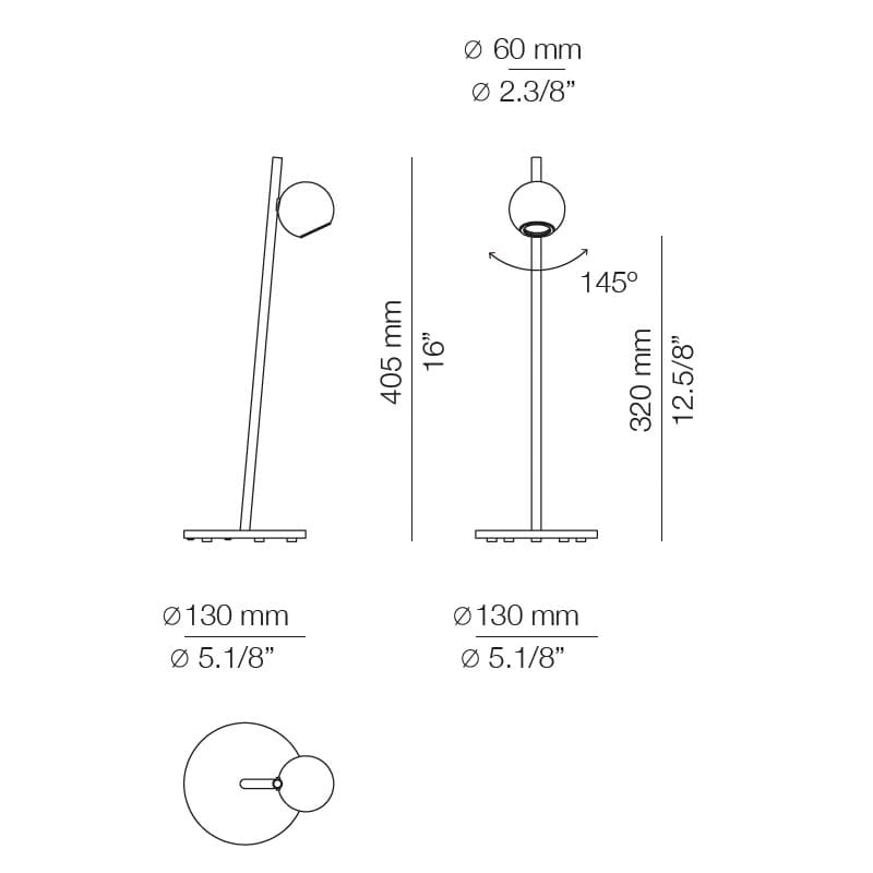 Estiluz - Compass M-4077 LED-Tischleuchte