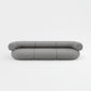 Tom Dixon - Fat 3-Sitzer Sofa Mittelgrau