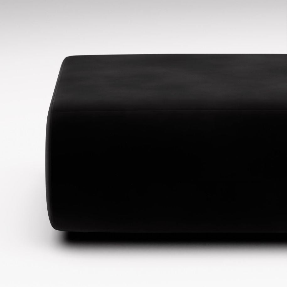 Tom Dixon - Fat Sofa Ottoman Samt Schwarz