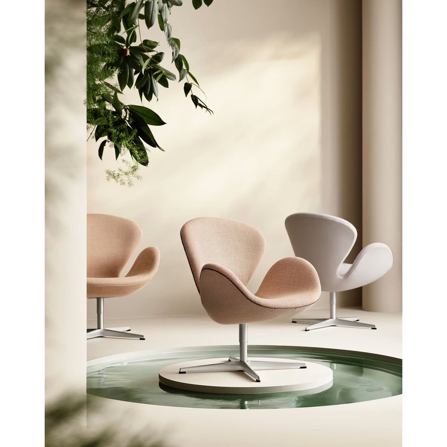 Fritz Hansen - Swan Chair Sessel Leder