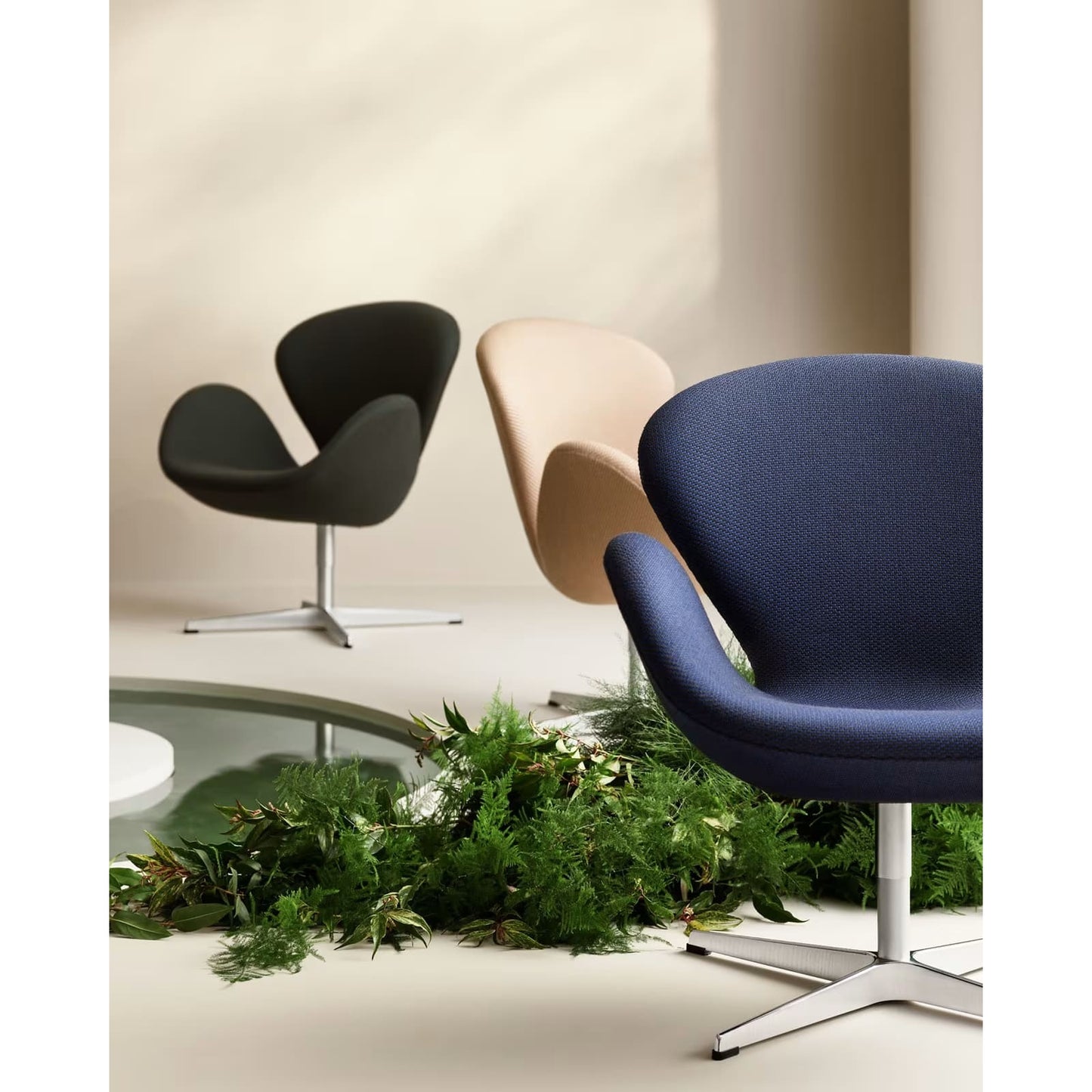 Fritz Hansen - Swan Chair Sessel Leder