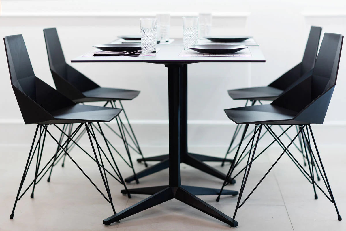 Vondom - 4er-Set Faz Stuhl Edelstahlbeine