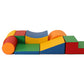 Soft Play 8 Foam Block Set - Multicolor Adventurer