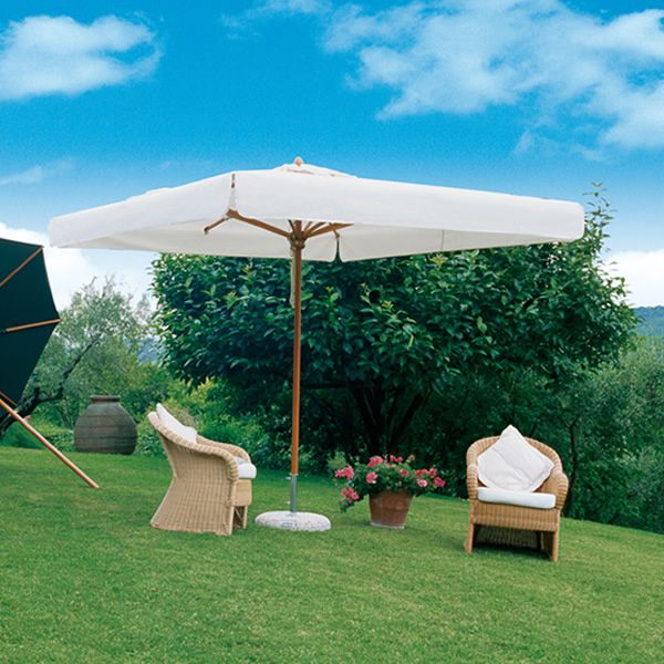 Scolaro Parasol - Palladio Q Sonnenschirm 4x4m Ecru