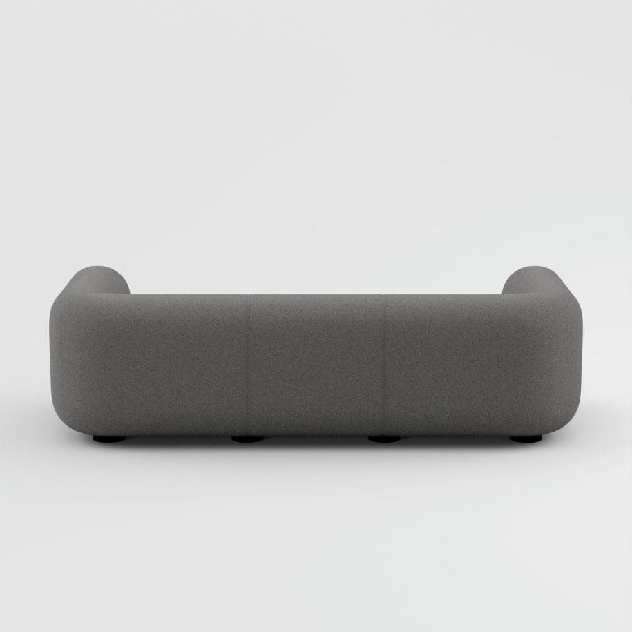 Tom Dixon - 3-Sitzer Sofa Plump Grau