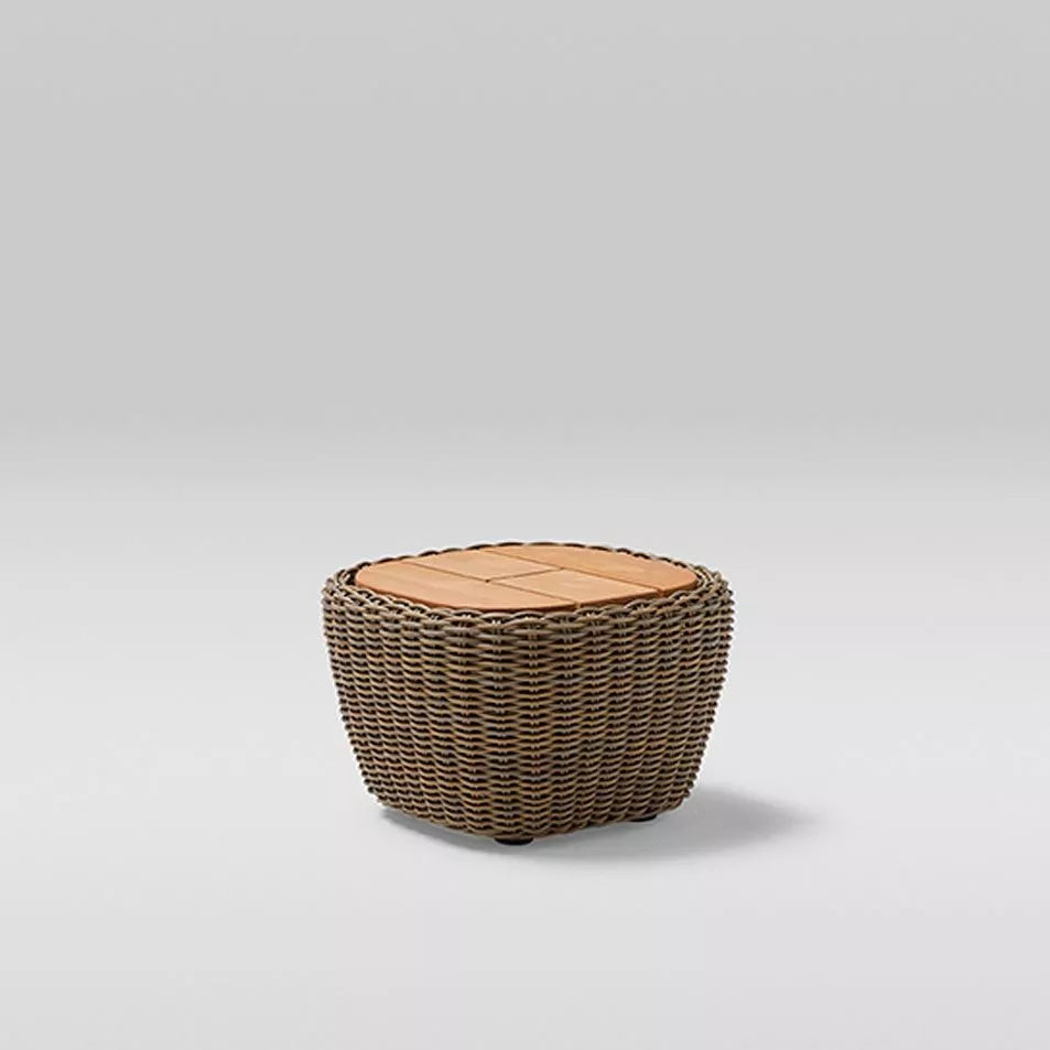 Point - Heritage Beistelltisch Geflecht / Teak