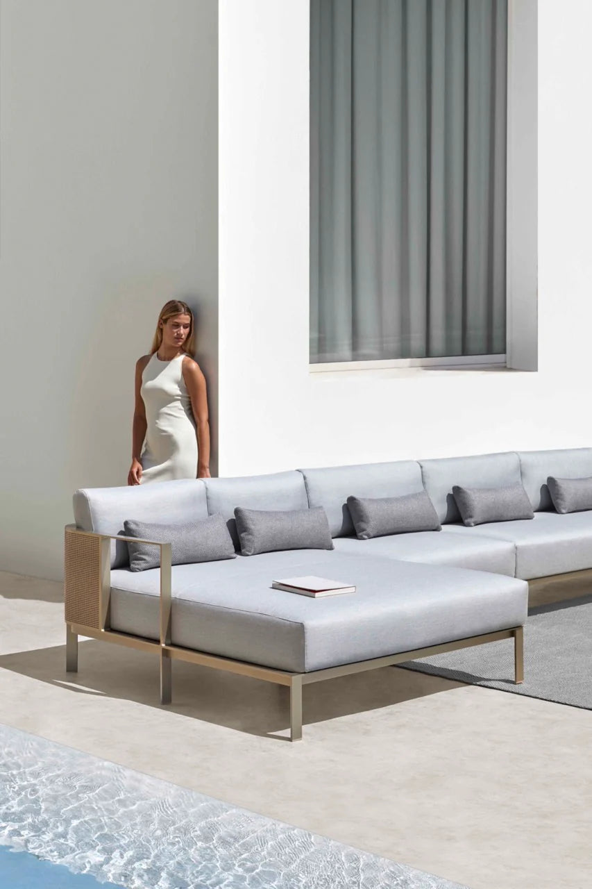 Gandia Blasco - Solanas XL Chaiselongue links Sectional 2