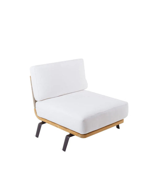 Unopiu - Welcome Mittelmodul Teak / Seil