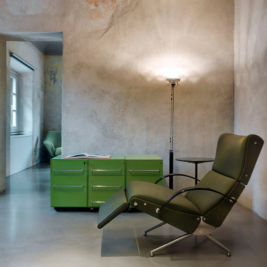 Tecno Spa - P40 Grüner Lounge-sessel von Osvaldo Borsani
