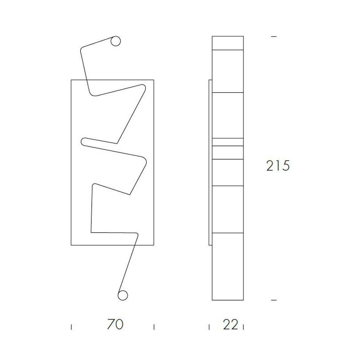 Tonin Casa - NOTA T6481S Wandregal