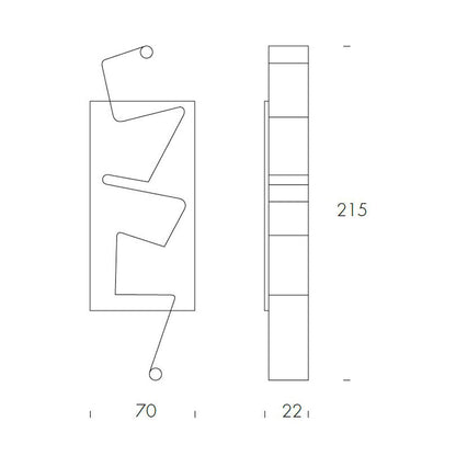 Tonin Casa - NOTA T6481S Wandregal