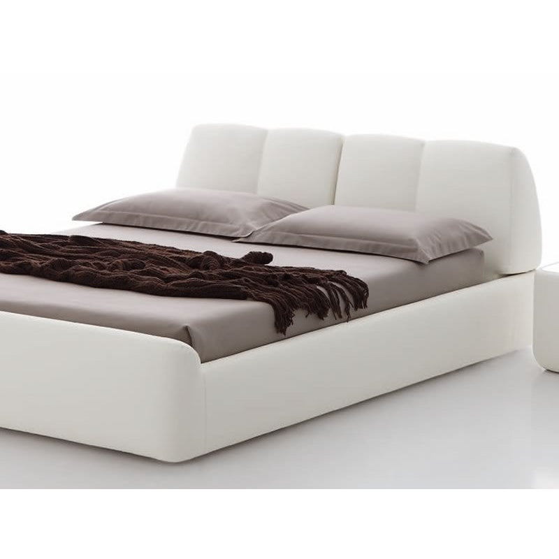 Tonin Casa - Bett Tuny Leder mit verstellbarem Kopfteil