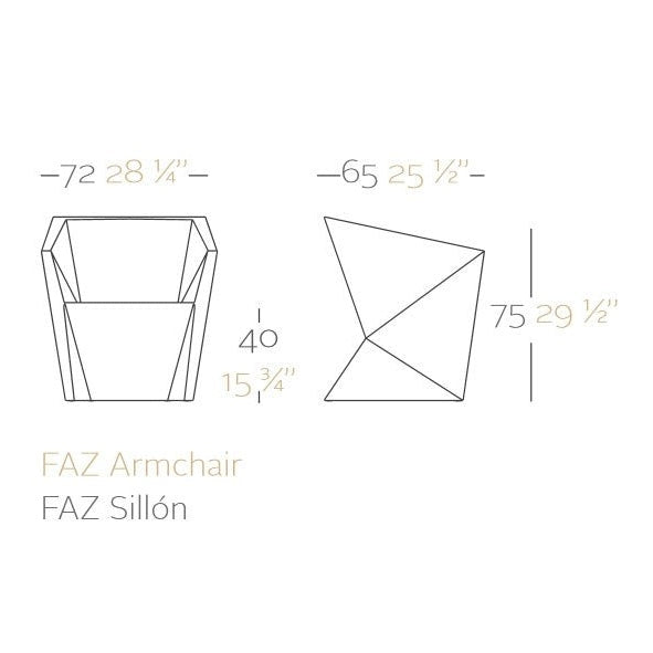 Vondom - Faz Armlehnenstuhl