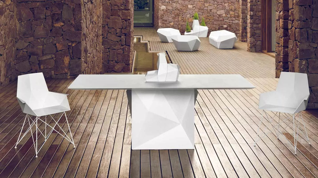 Vondom - 4er-Set Faz Stuhl Edelstahlbeine
