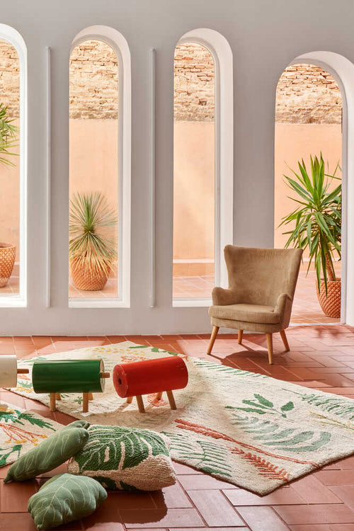 Lorena Canals - Waschbarer Teppich Botanic Plants 140 x 200 cm 