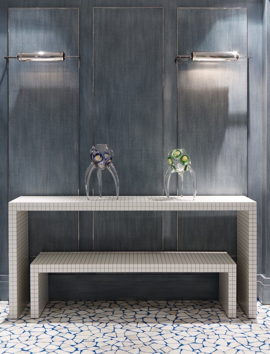 Zanotta - Quaderna Bank / Couchtisch