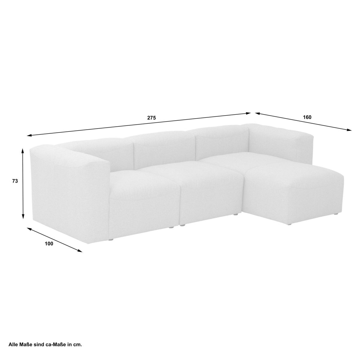 Max Winzer - Lena modulares Sofa-Set 02 Anthrazit