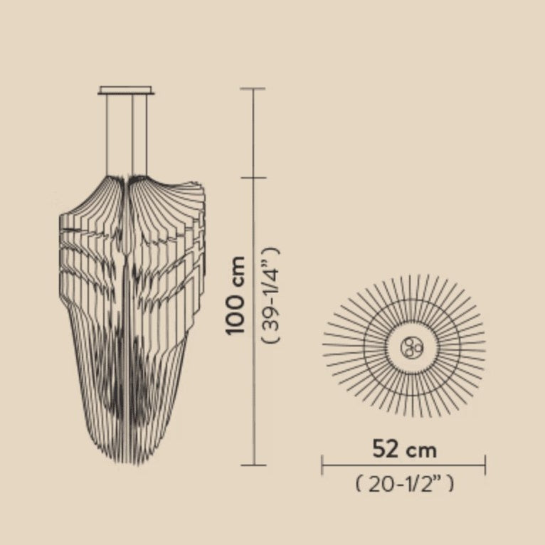 Slamp - AVIA SUSPENSION MEDIUM Pendelleuchte