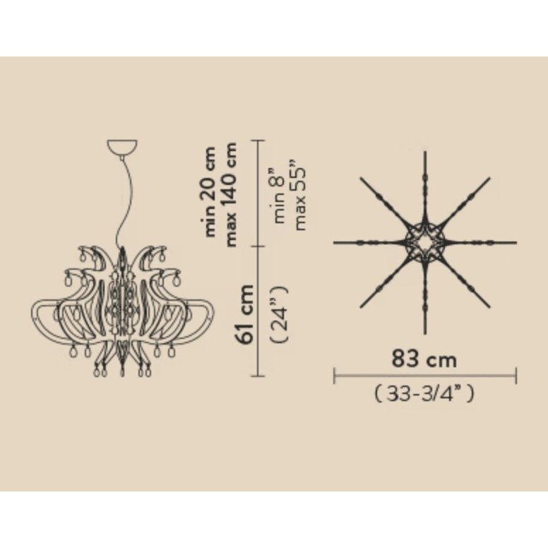 Slamp - MEDUSA SUSPENSION Pendelleuchte