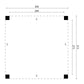 Tuindeco - Pavillon / Carport Renesse 300 Selbstbausatz